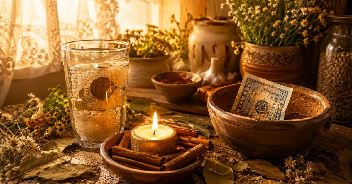 Rituales de abundancia en casa: 5 prácticas con canela, velas y agua para atraer prosperidad