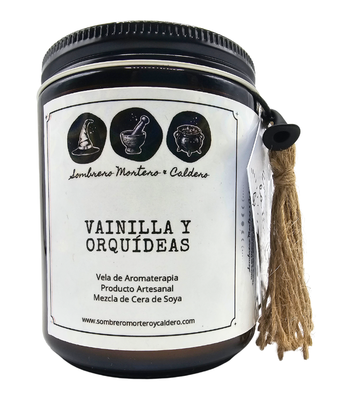 Vela de aromaterapia Vainilla y Orquideas